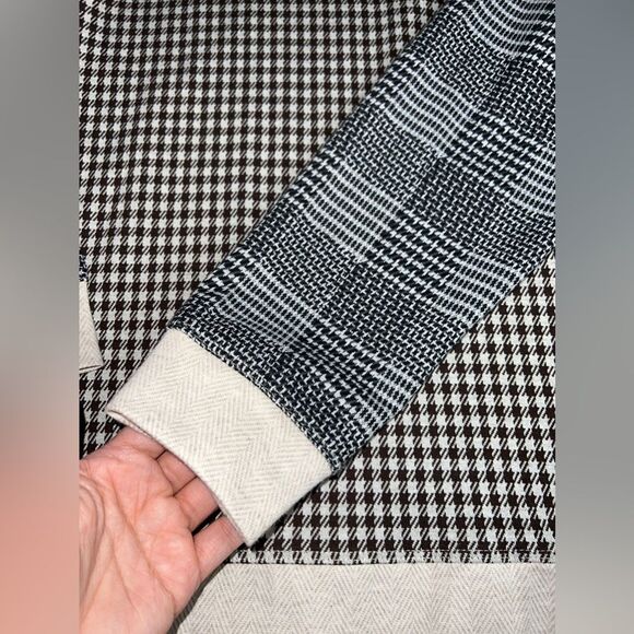 Land’s End Long Sleeve Academia Knit Preppy Jacquard Sweatshirt Top Size XL NWOT - Picture 4 of 9